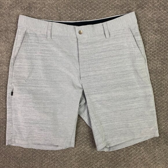 BYLT Kinetic Shorts Men's XL Gray Golf Performance Wear Stretch Premium Basics - Picture 1 of 13